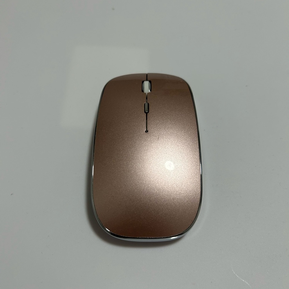 Wireless Rose Gold Computer Mouse - Picture 2 of 4